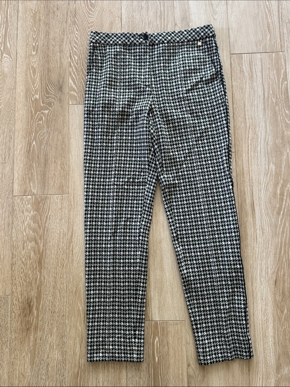 Marc Cain Houndstooth Ankle Pants N3 UK 12 US 6